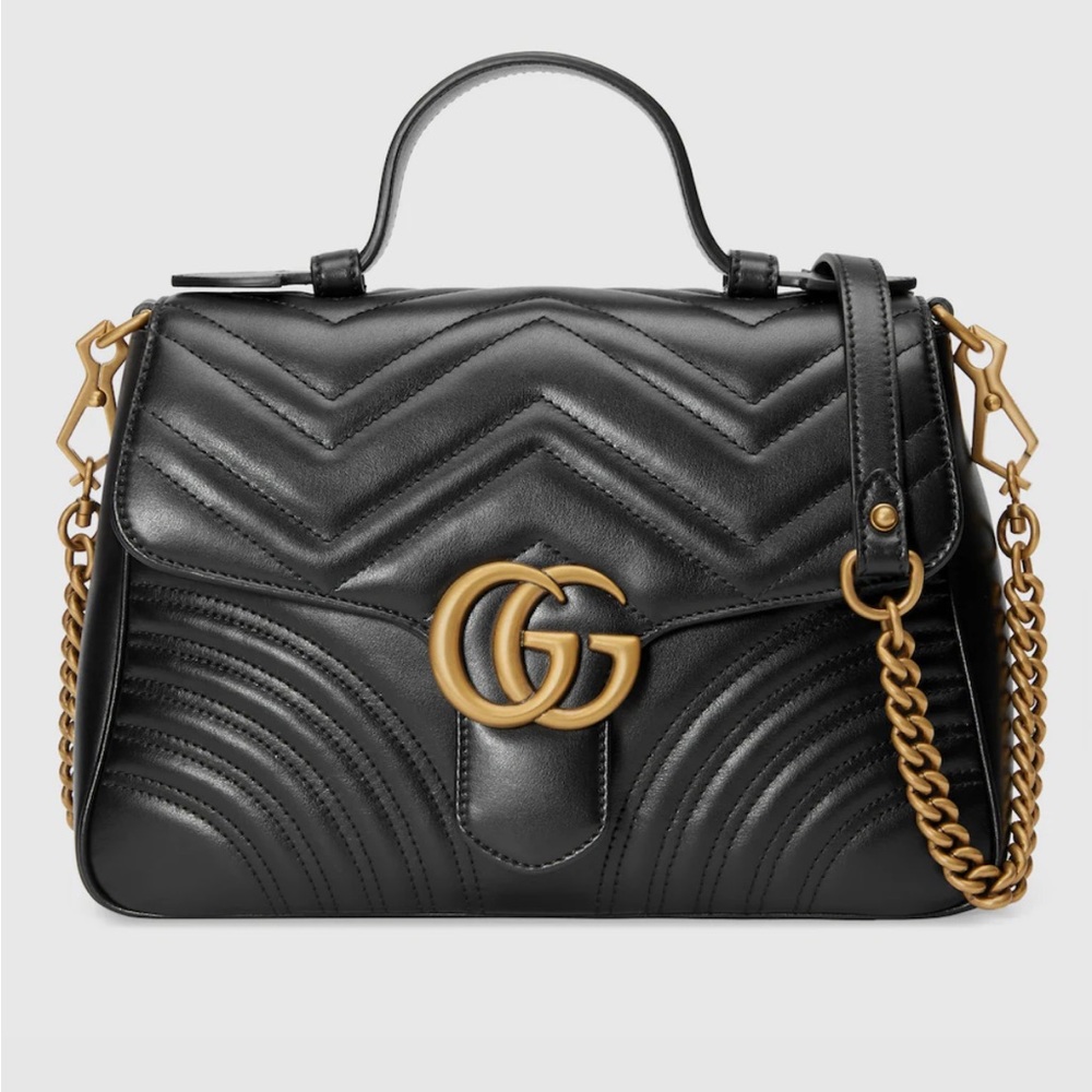 GG Marmont Top Handle Small Bag